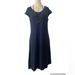 Offer  NWOT H by Halston sporty speckled blue sleeveless asymmetrical v neck XS